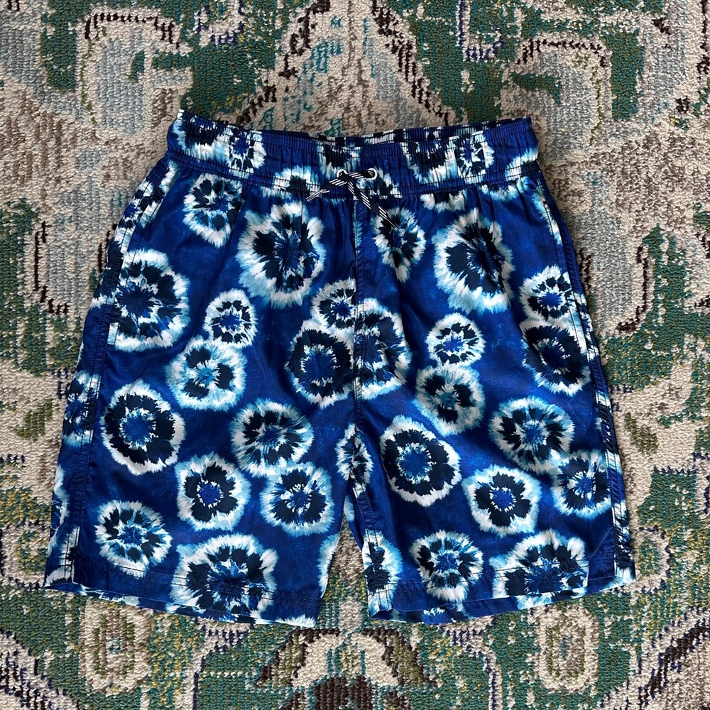 J.Crew Boys Swim Trunk, Tie-Dye, Size 16